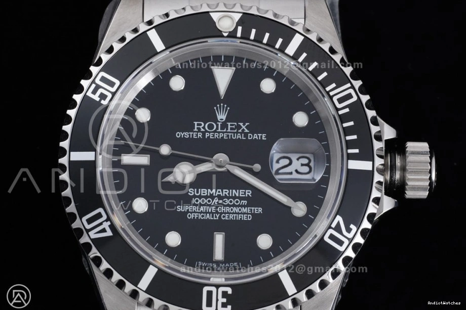 16610 Steel SS on Engraving LN Resilient 1:1 904L Rehaut Best 1143 Black Submariner TMF SH Bracelet No Edition 0505
